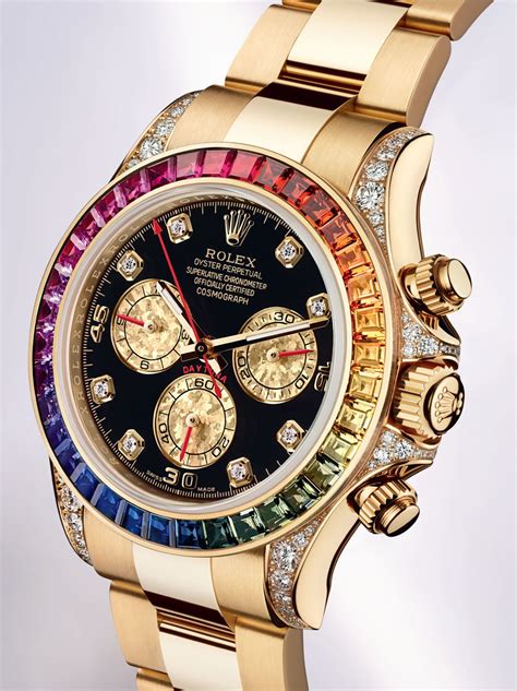 rolex cosmograph daytona rainbow watch price|rolex rainbow daytona retail price.